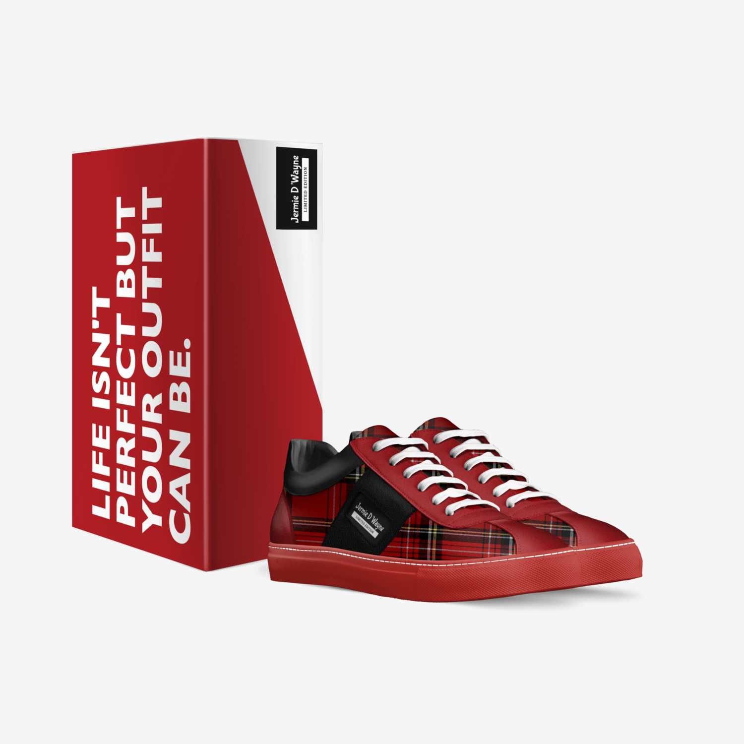 Jermie D'Wayne custom made in Italy shoes by Jermie Hullom | Box view