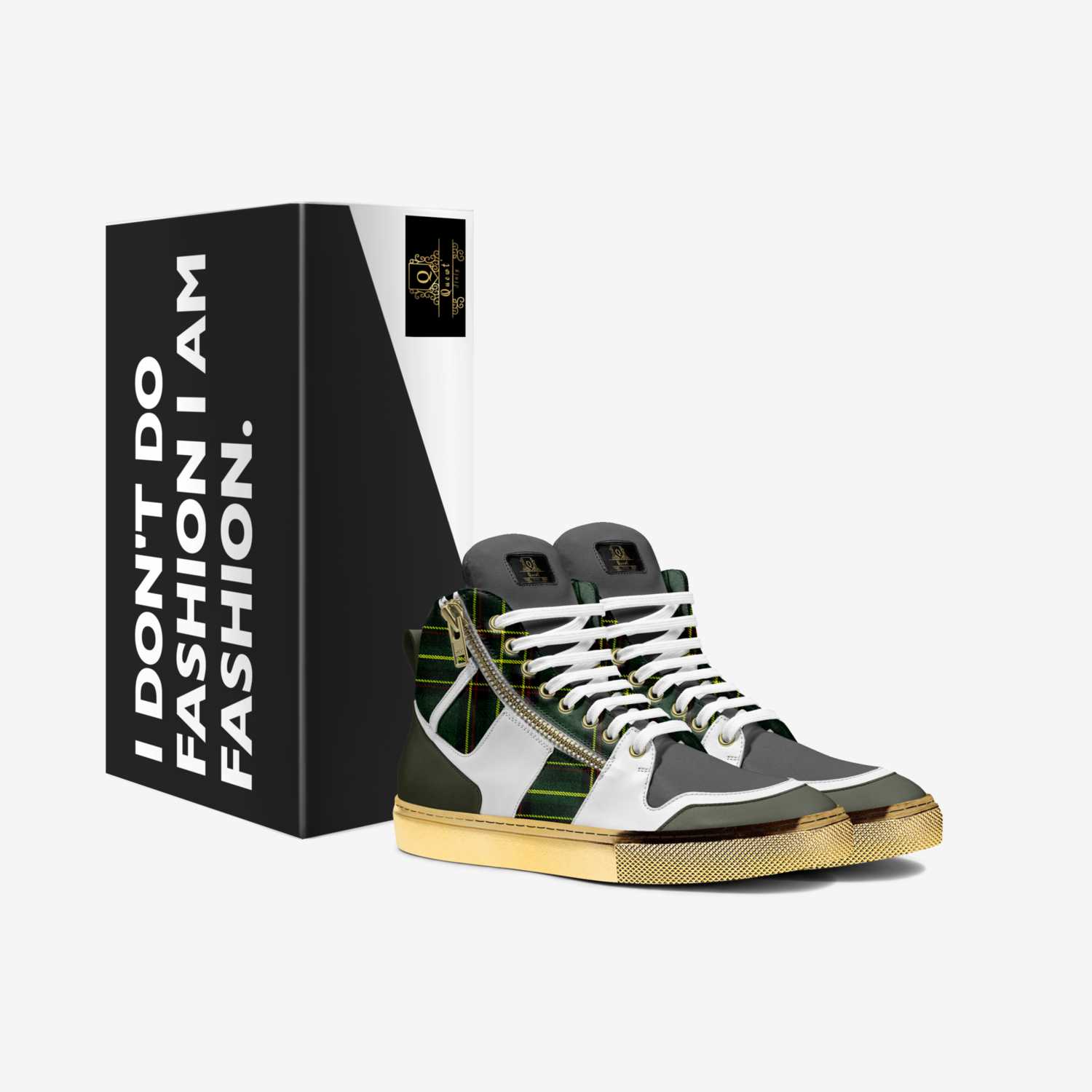 Quewt' custom made in Italy shoes by Rona'E Le'Shawn | Box view