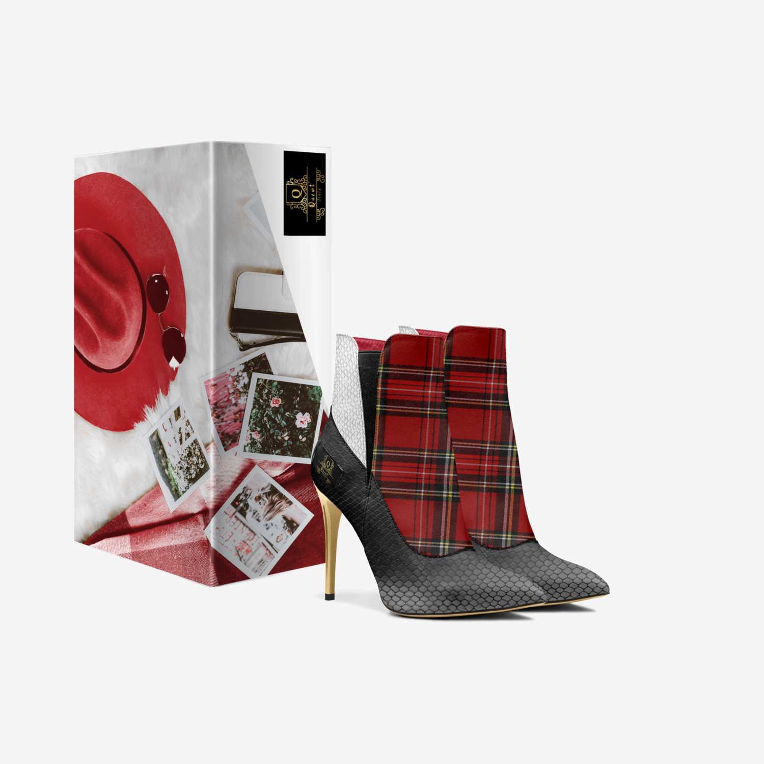 Quewt' custom made in Italy shoes by Rona'E Le'Shawn | Box view