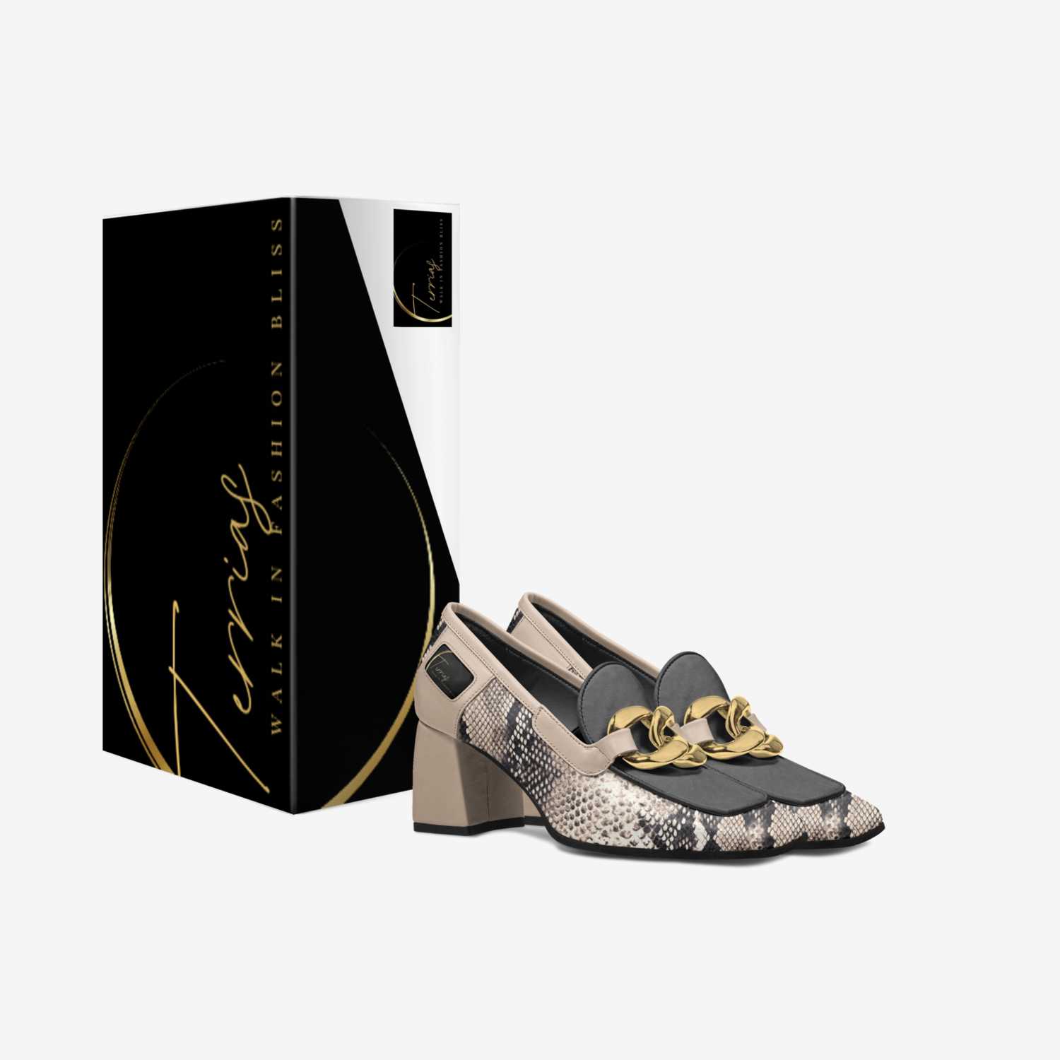 Terrias  custom made in Italy shoes by Terria Dent | Box view