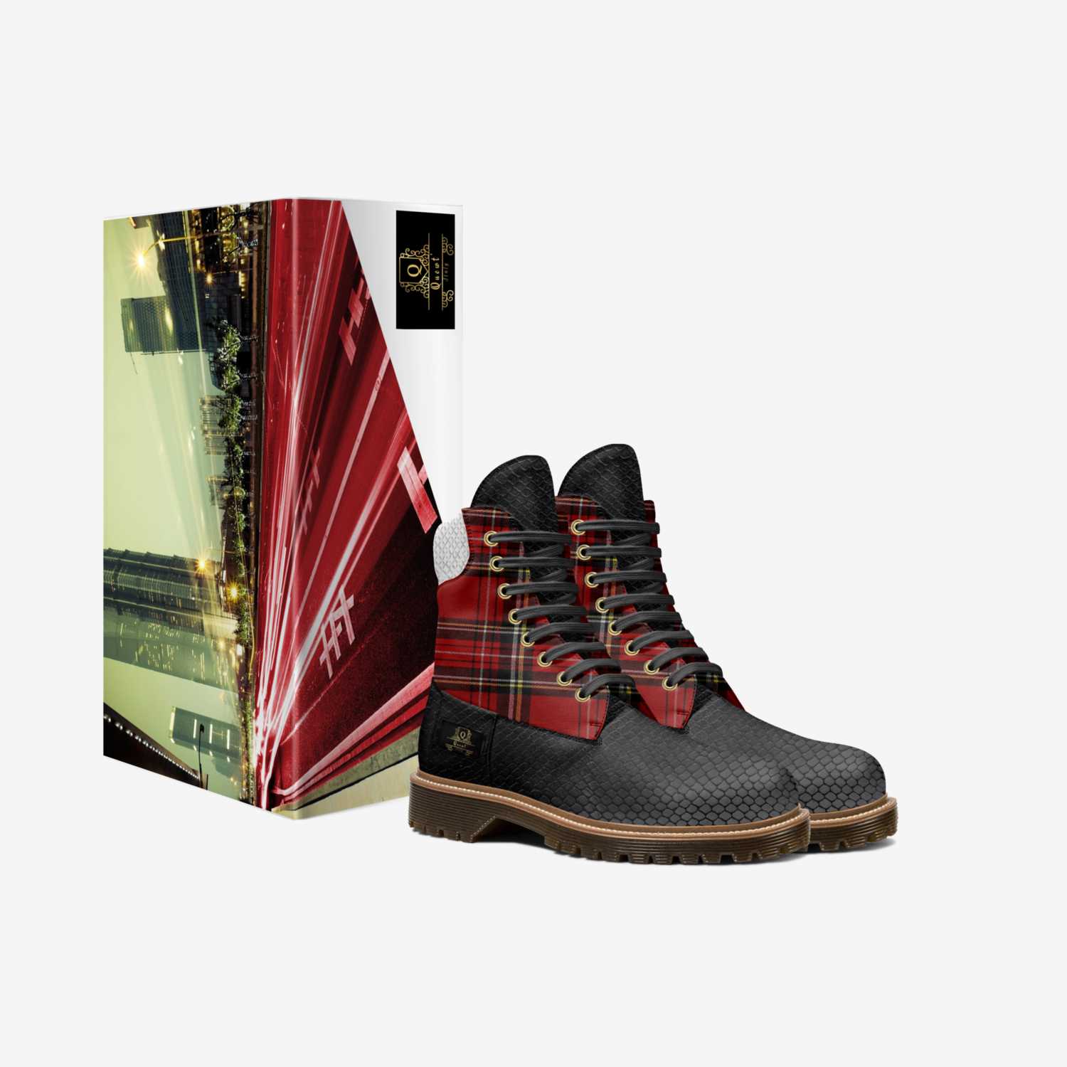 Quewt' custom made in Italy shoes by Rona'E Le'Shawn | Box view