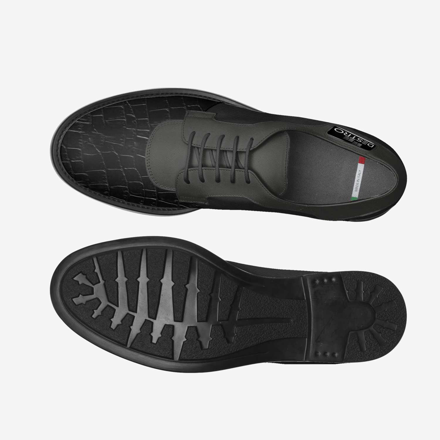 DESTRO custom made in Italy shoes by Redstar Mafia 2 | Top view
