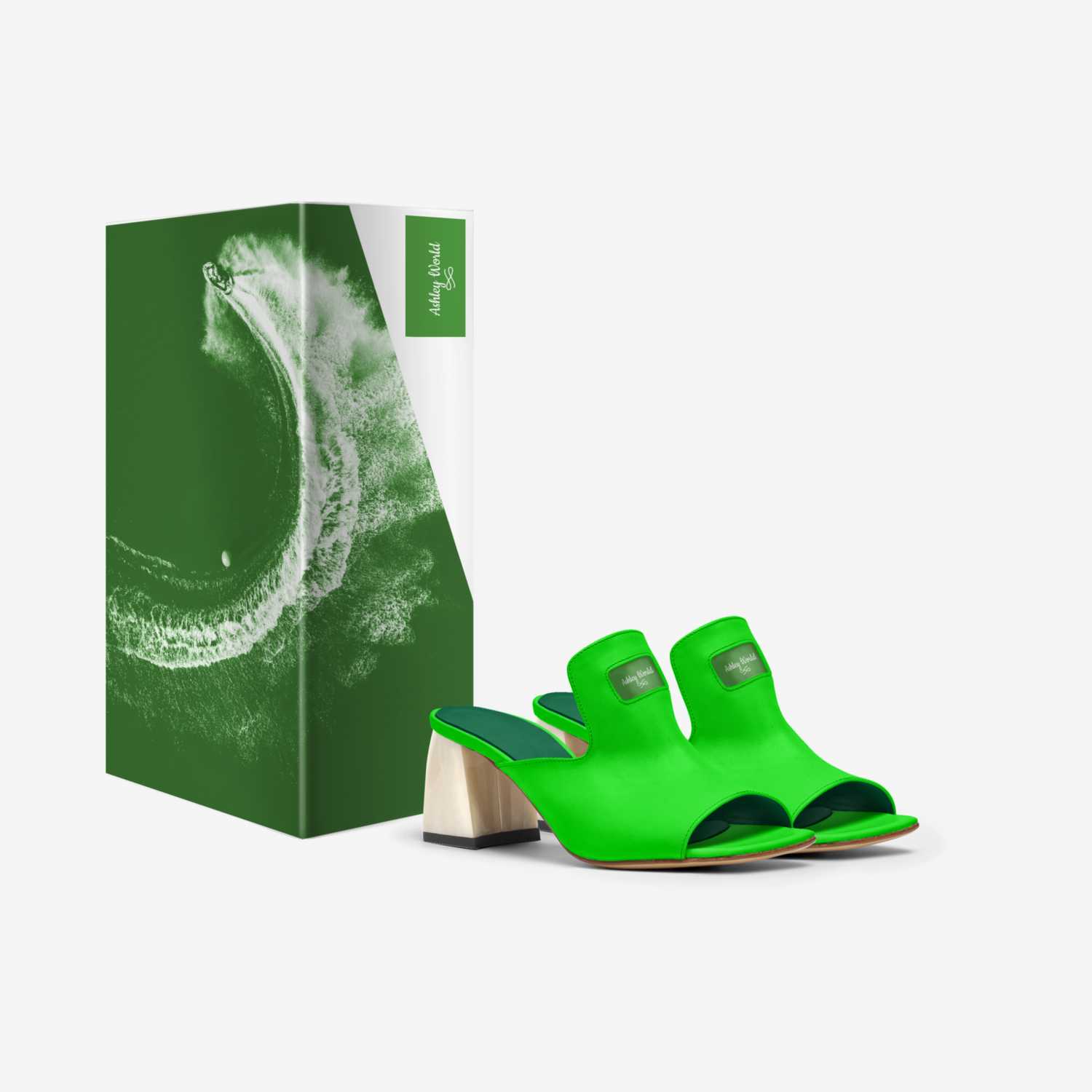 Ashley World  custom made in Italy shoes by Ebony Williams | Box view