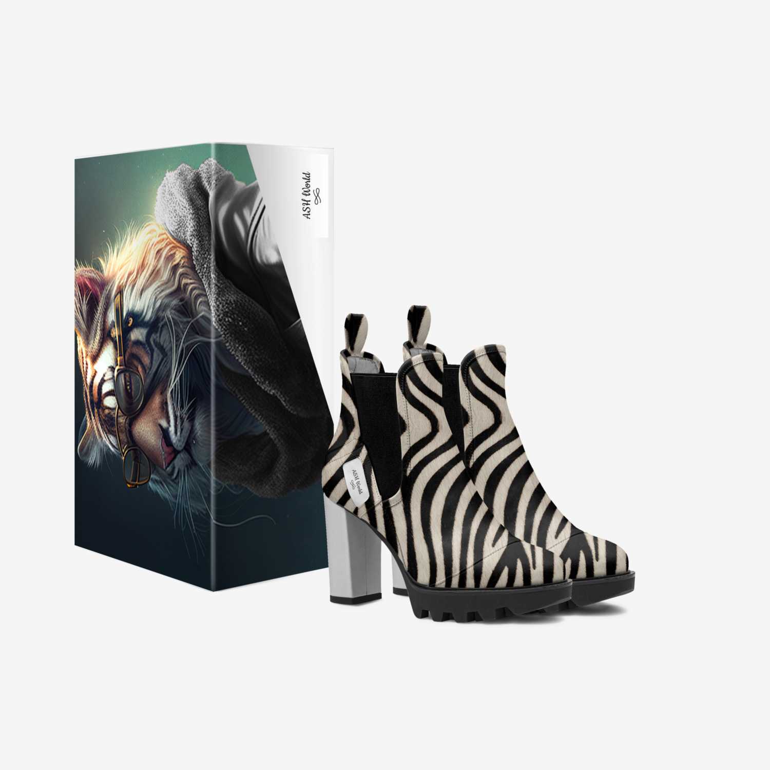 ASH World custom made in Italy shoes by Ebony Williams | Box view