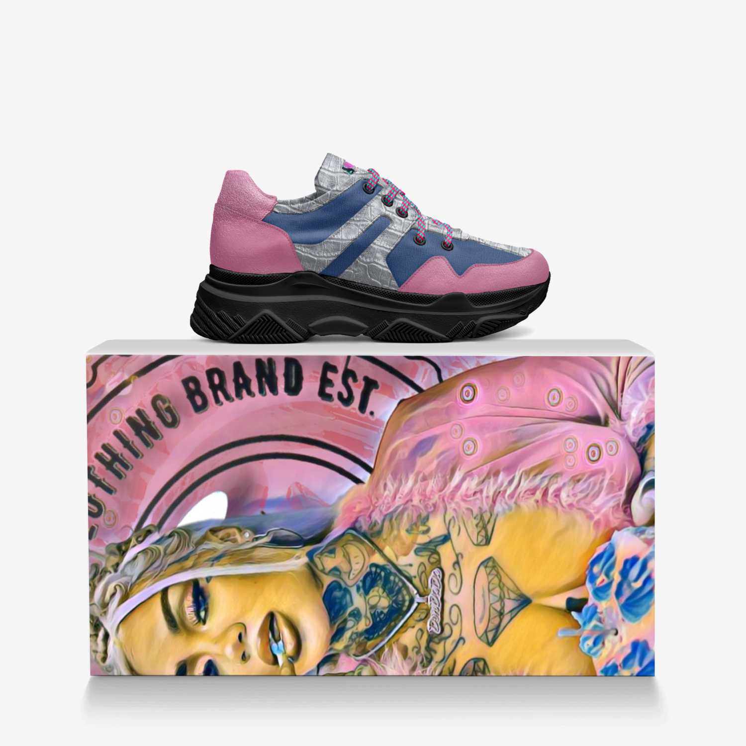 Don DaDa custom made in Italy shoes by Glass Felix | Over box view