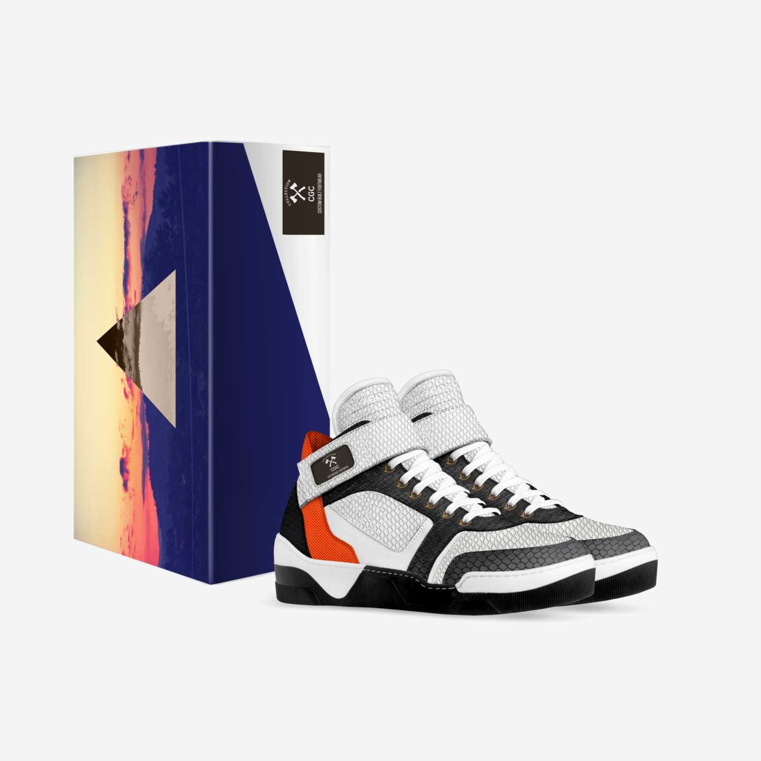CGC custom made in Italy shoes by Jaylen Black | Box view