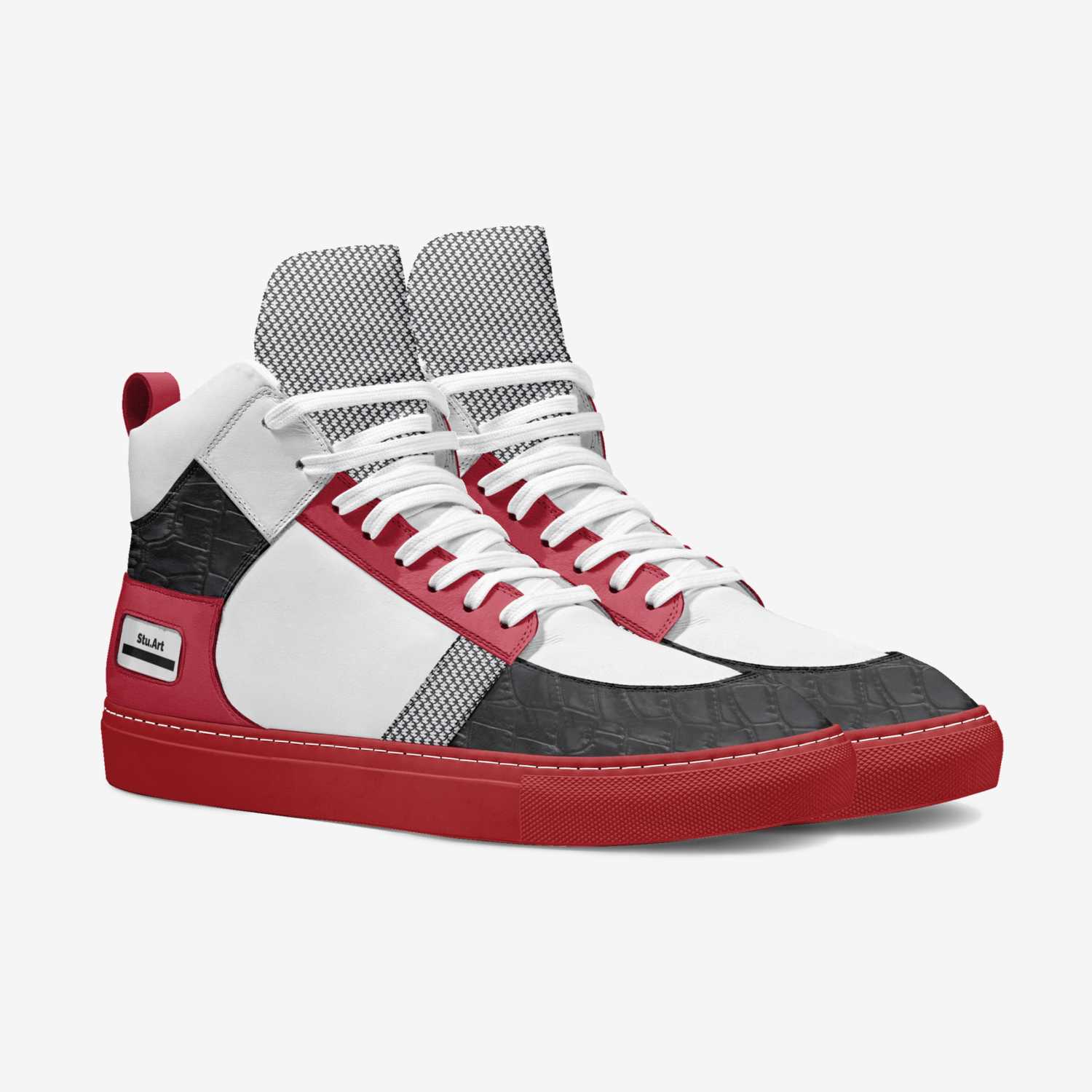 Stu.Art custom made in Italy shoes by Simplicio Michael Luis "m" Herrera | Double view