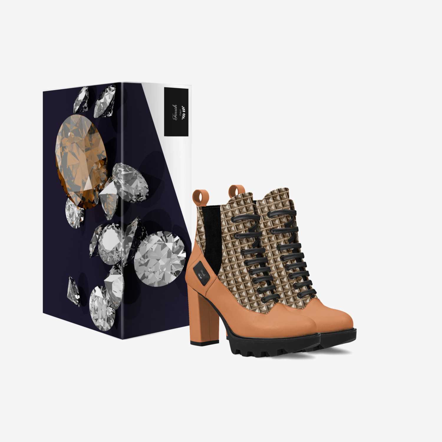 Farrah custom made in Italy shoes by Melody Jones | Box view