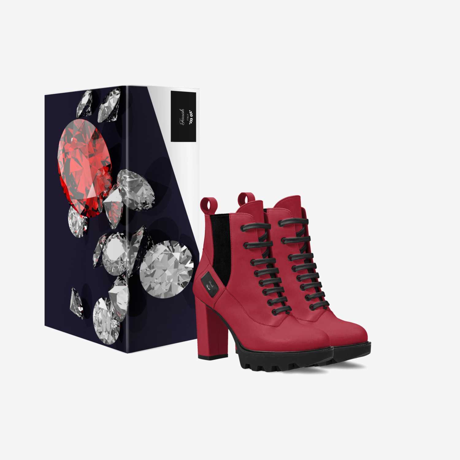 Farrah custom made in Italy shoes by Melody Jones | Box view