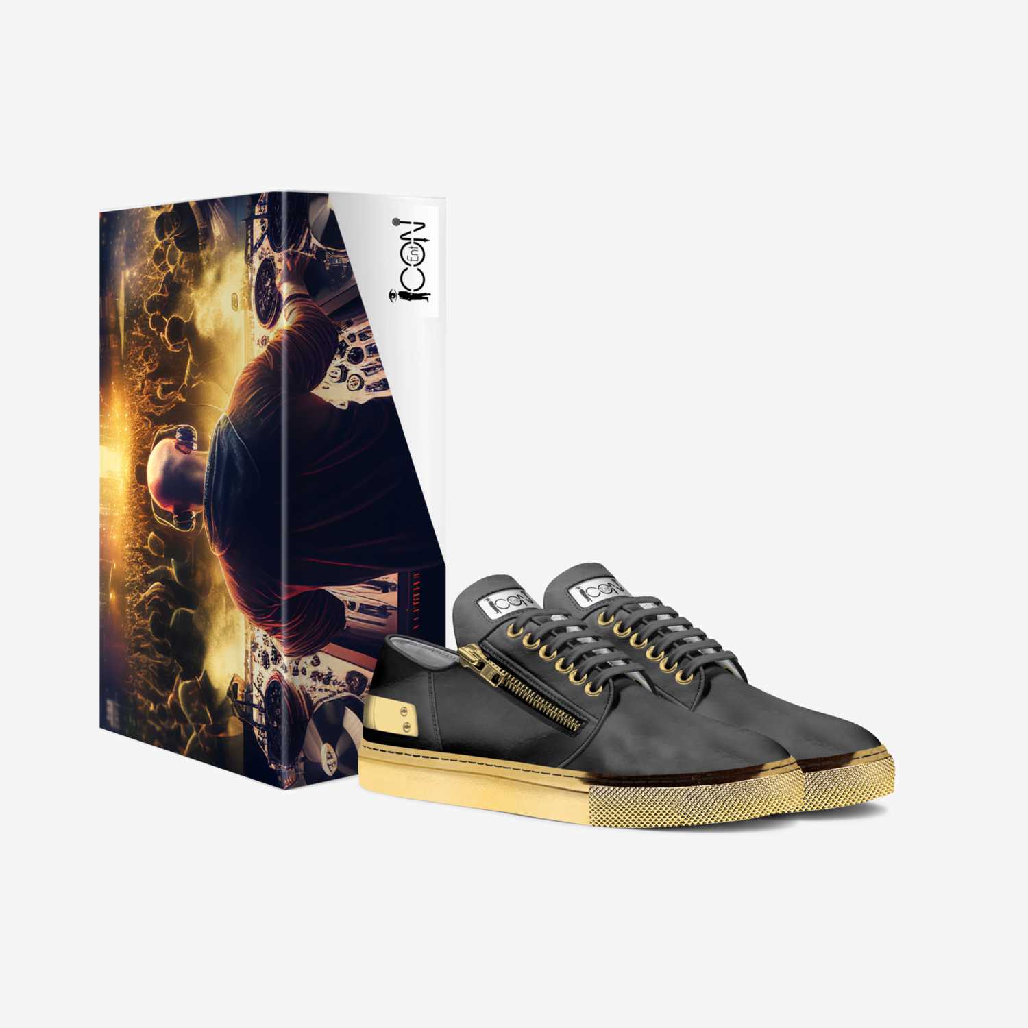 Junior custom made in Italy shoes by Terrence Degree | Box view