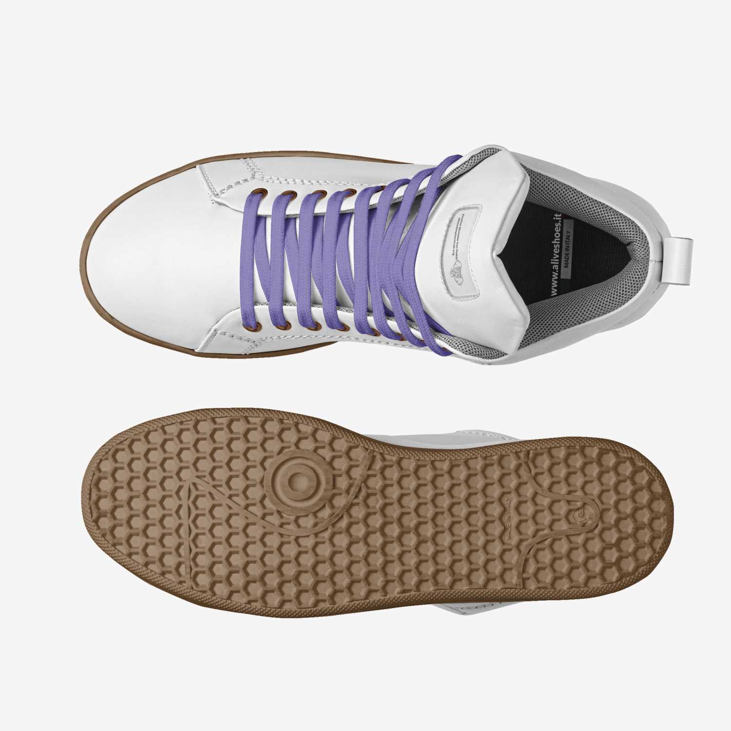 Spirit & Matter custom made in Italy shoes by Kristine van Pelt | Top view