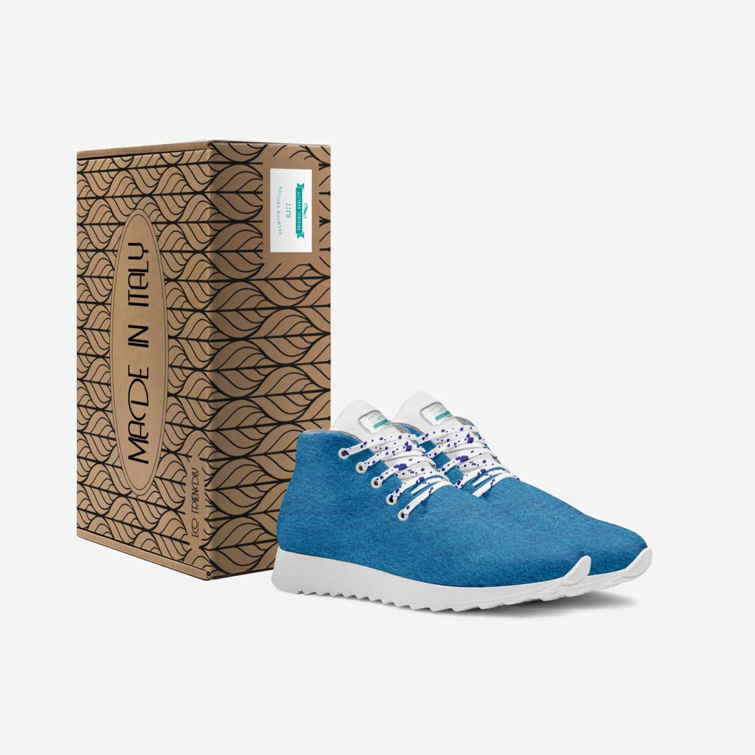 RJ77 custom made in Italy shoes by Rj Balrakbendt | Box view