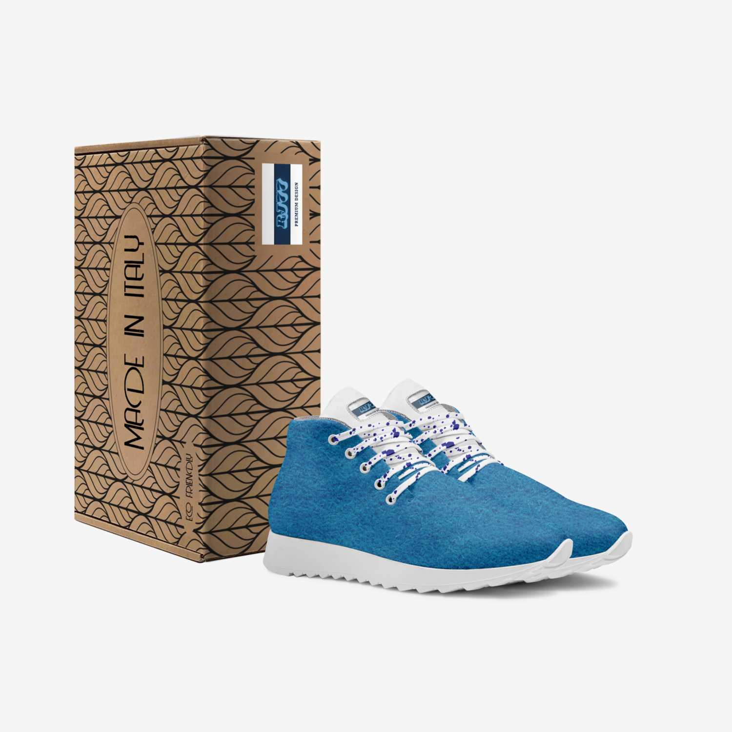 RJ77 custom made in Italy shoes by Rj Balrakbendt | Box view
