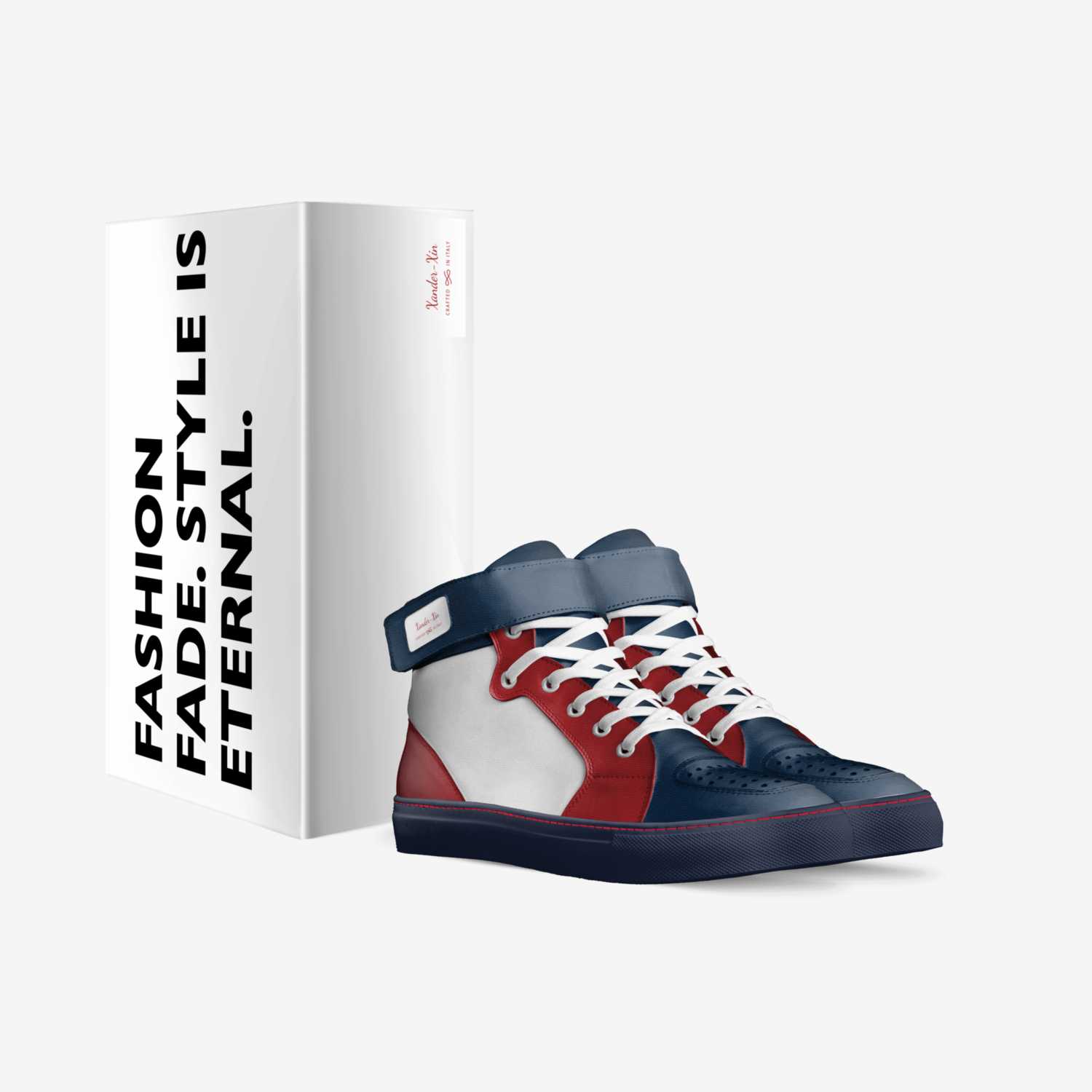 Xander-Xins custom made in Italy shoes by Courtney Alexander | Box view