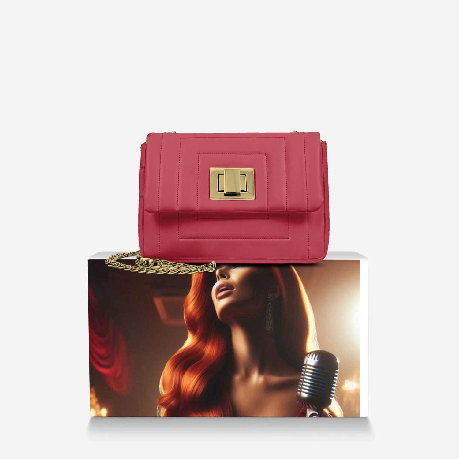 Jessica Rabbit custom made in Italy design by Ny-leeka Jackson | Over box view