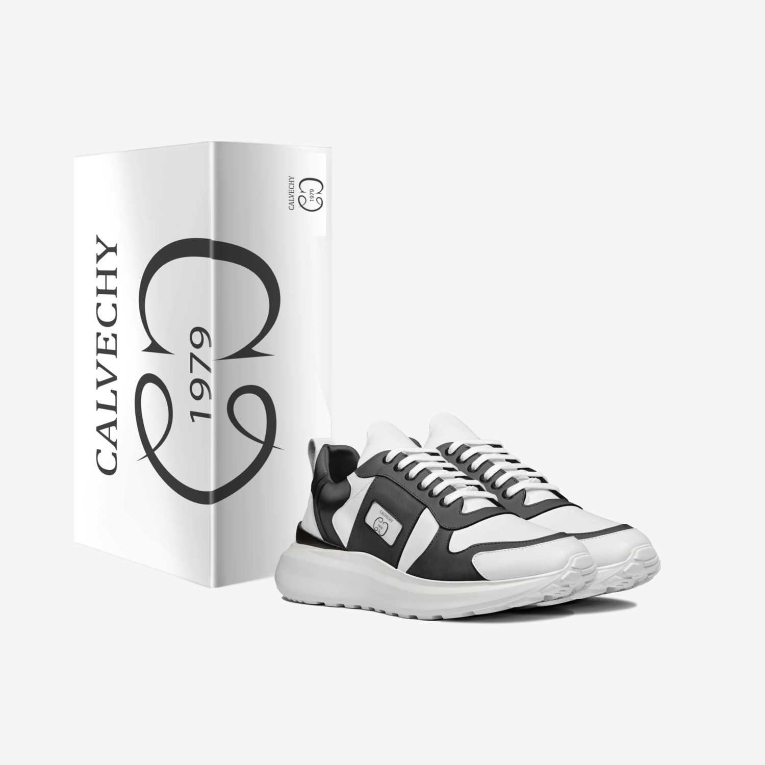 CALVECHY custom made in Italy shoes by Wilfried Maganga | Box view