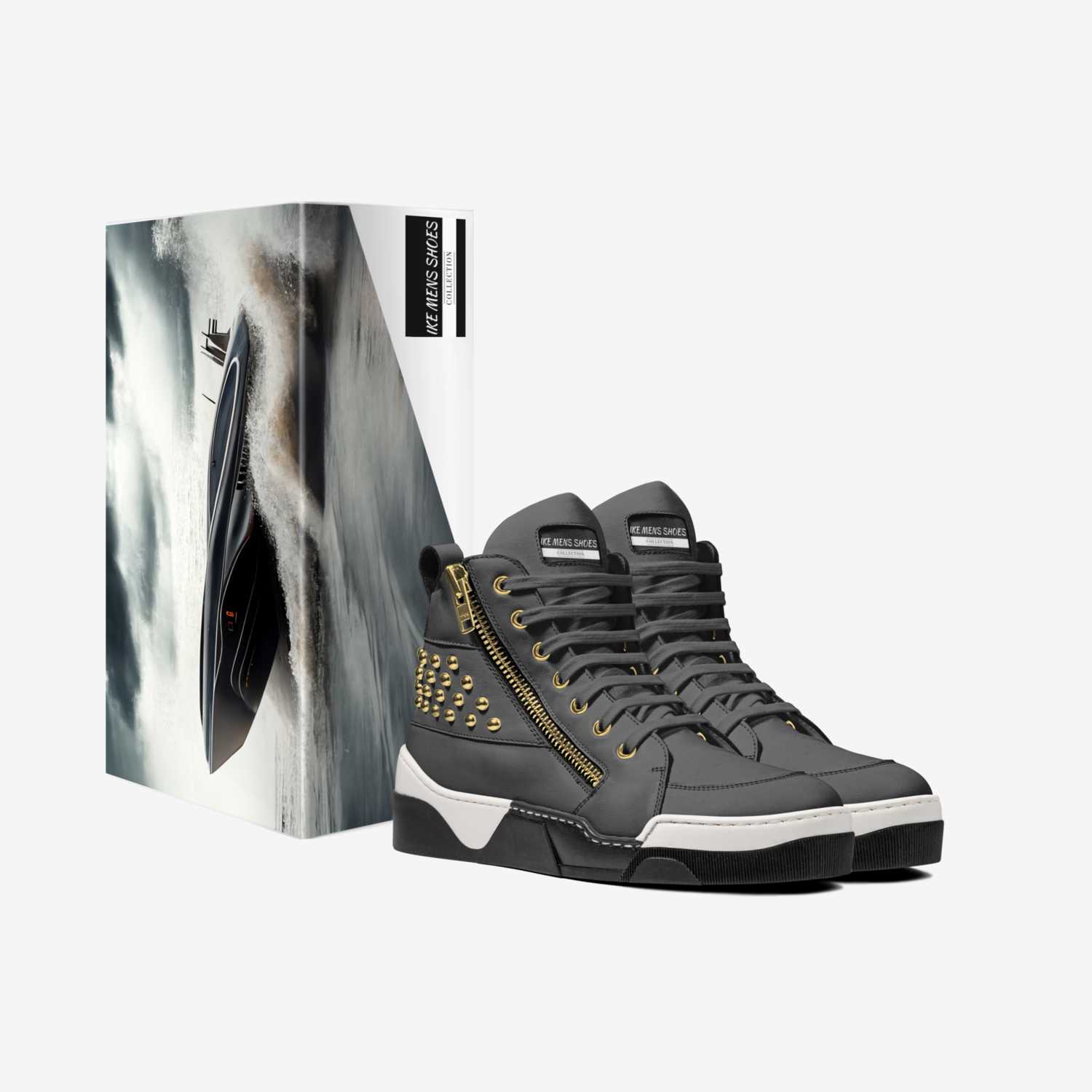 IKE MENS SHOES  custom made in Italy shoes by Isaac A Mensah | Box view