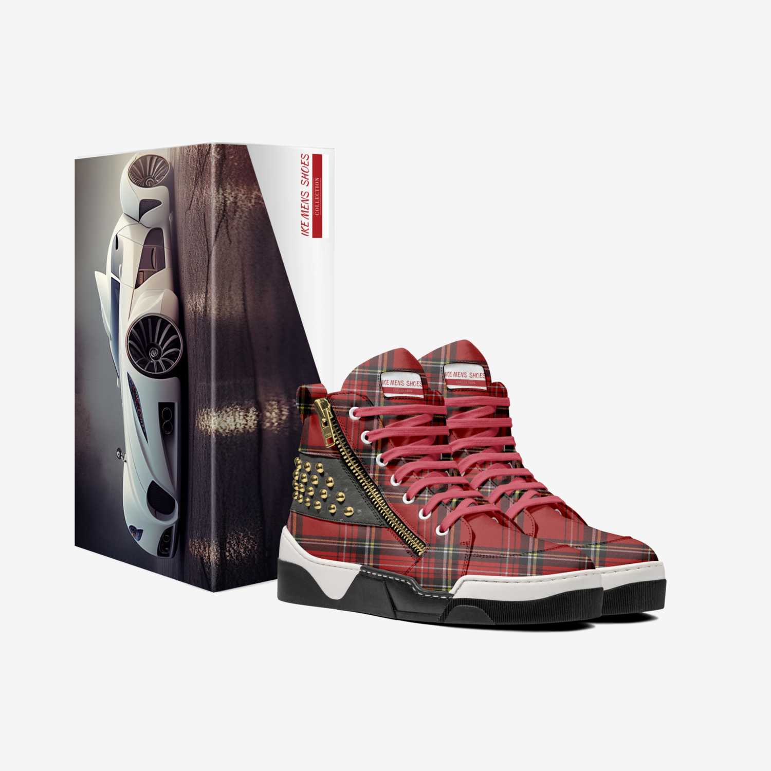 IKE MENS SHOES  custom made in Italy shoes by Isaac A Mensah | Box view