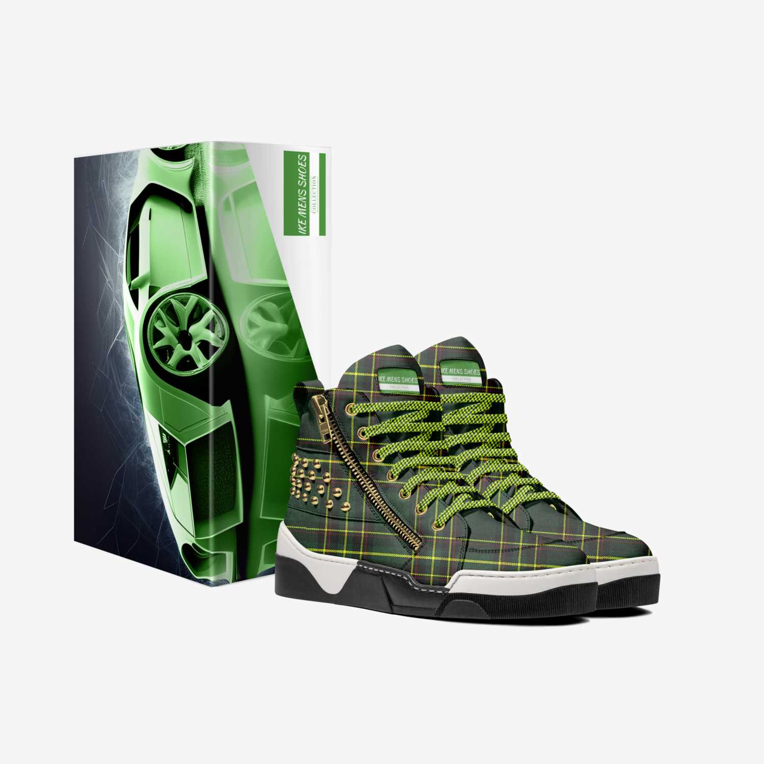 IKE MENS SHOES  custom made in Italy shoes by Isaac A Mensah | Box view