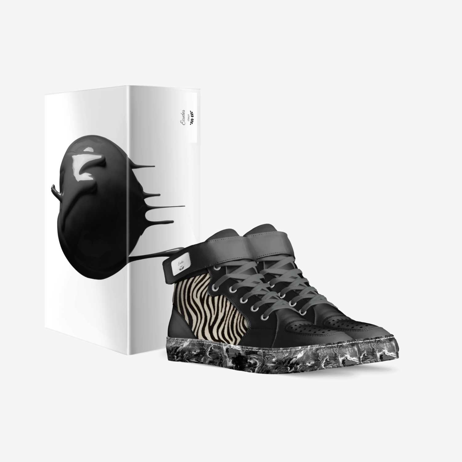 Ecudes 101 Night’s custom made in Italy shoes by George A Tarabaih | Box view