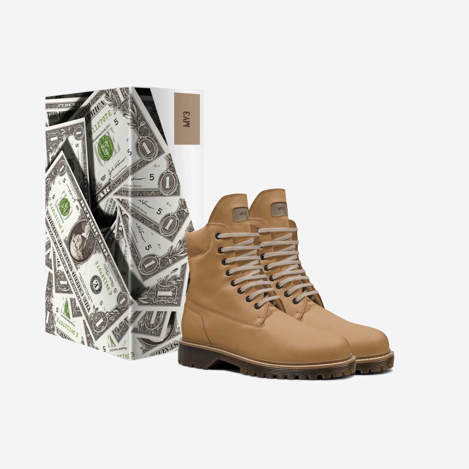 Ver 3 (Garrison) custom made in Italy shoes by Aiden Malaczewski | Box view