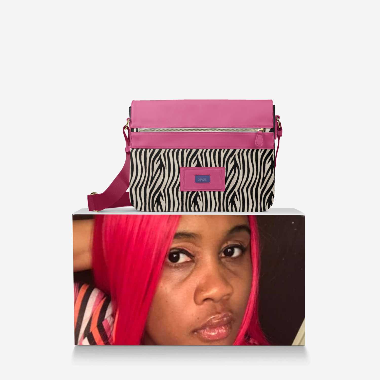 Video Girl  custom made in Italy design by Ny-leeka Jackson | Over box view
