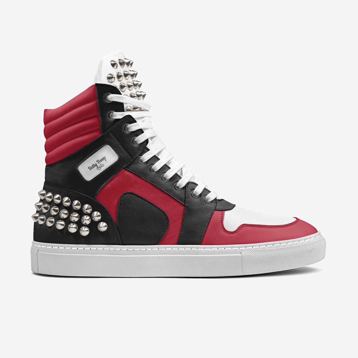Betty Boop custom made in Italy shoes by Ny-leeka Jackson | Side view