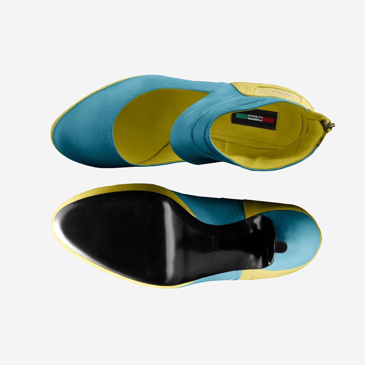 ZZ Heels custom made in Italy shoes by Zeanetta Bradley | Top view