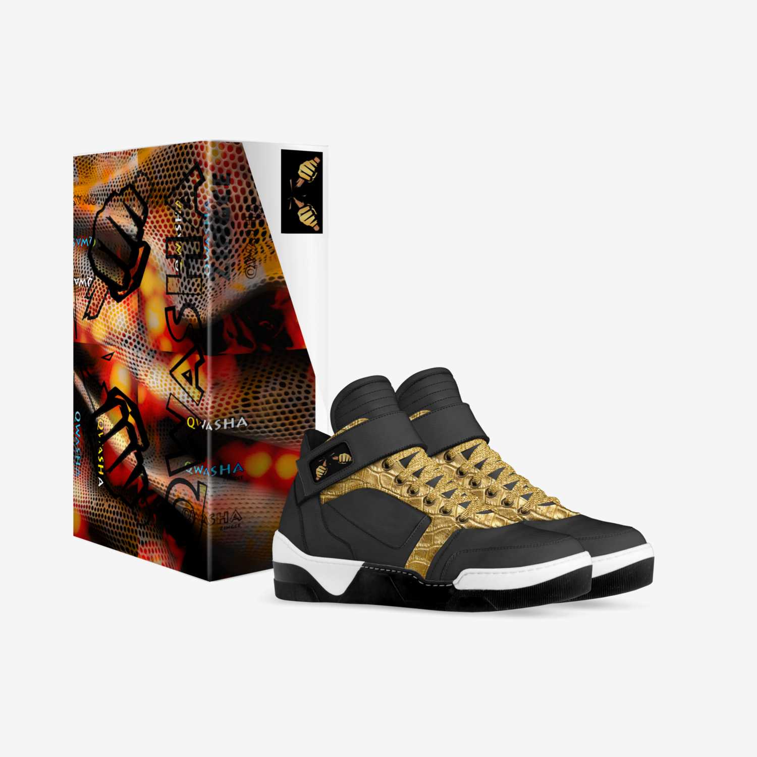 Qwasha premium custom made in Italy shoes by Lincoln Samkelo Fihla | Box view