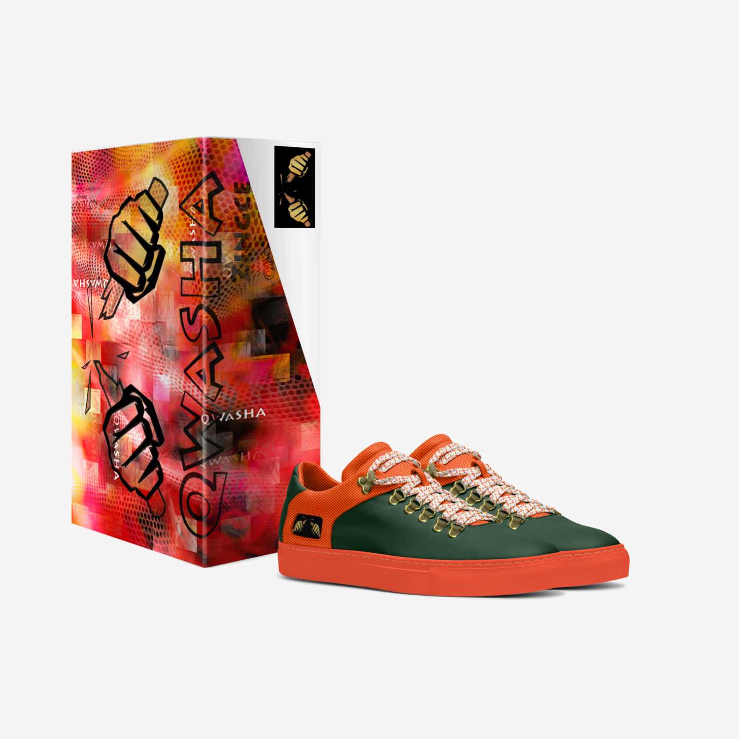 Qwasha premium custom made in Italy shoes by Lincoln Samkelo Fihla | Box view