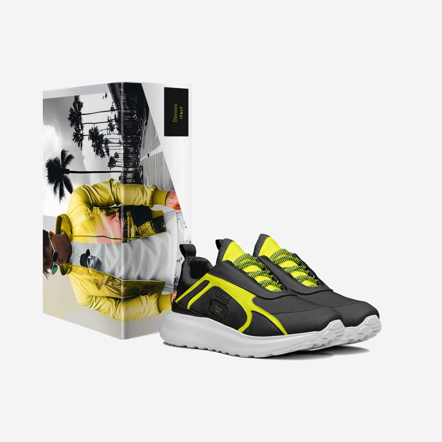 Davonni  custom made in Italy shoes by Eric Edmond | Box view