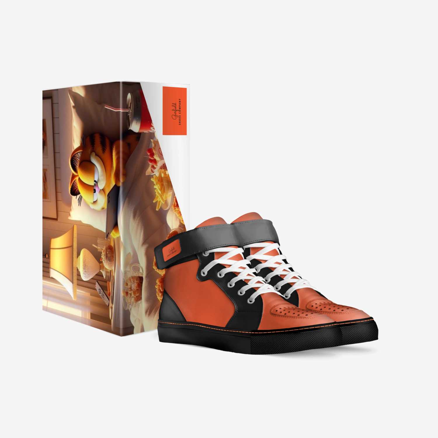 Garfield custom made in Italy shoes by Ny-leeka Jackson | Box view