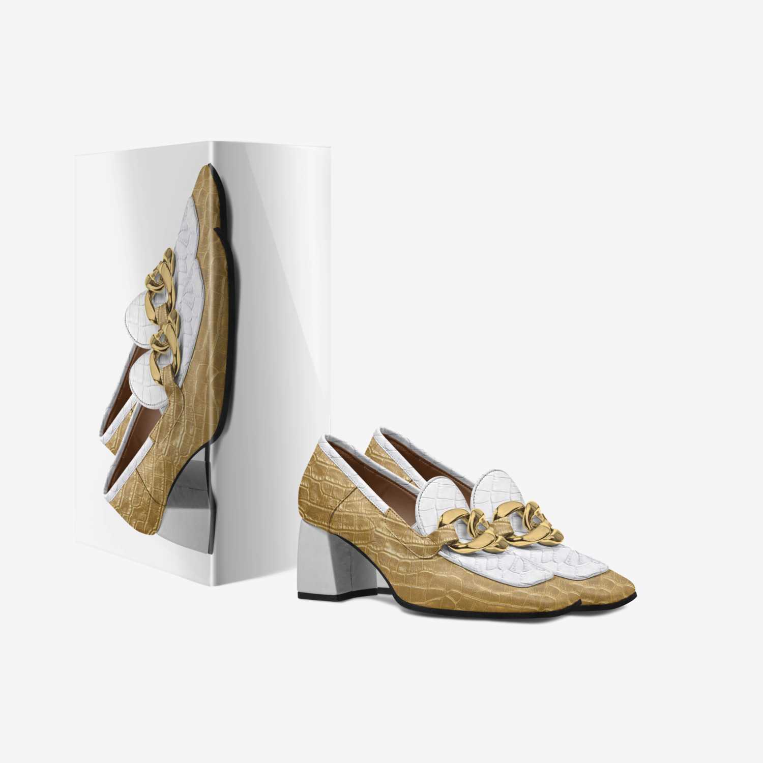 Classy feet custom made in Italy shoes by Malika Shamsiddeen | Box view