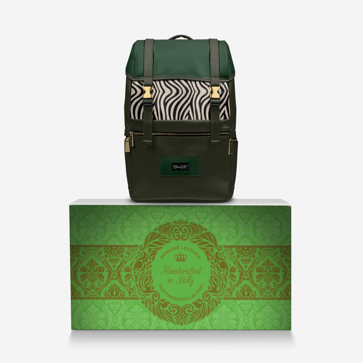 Strong Finish custom made in Italy design by Tamika S | Over box view