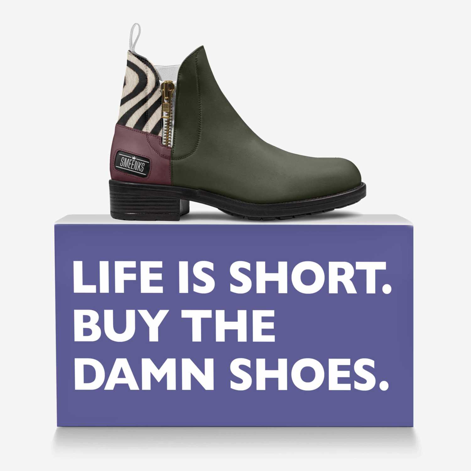 SMEENKS custom made in Italy shoes by Sara Smeenk | Over box view