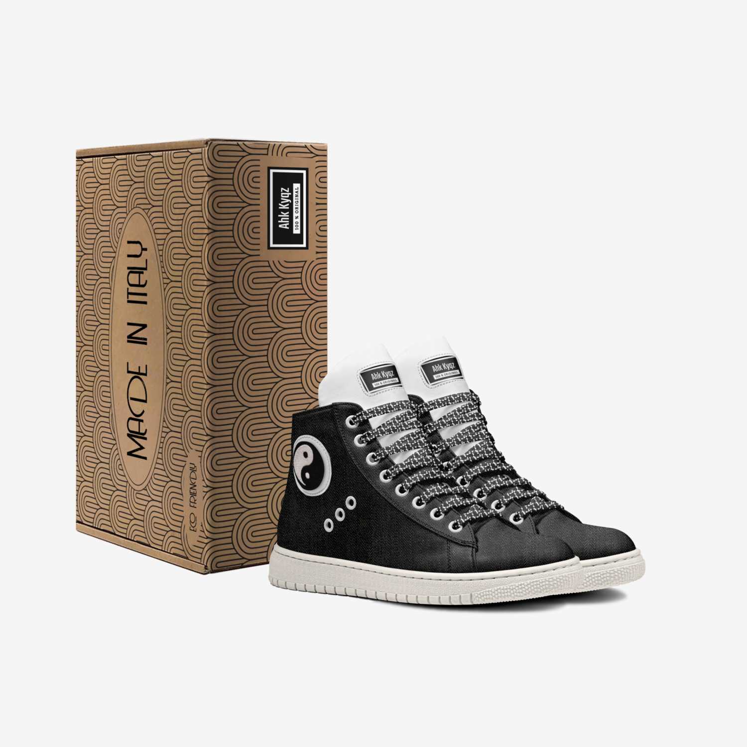 Ahk Kyqz custom made in Italy shoes by Shakirah Meadows | Box view