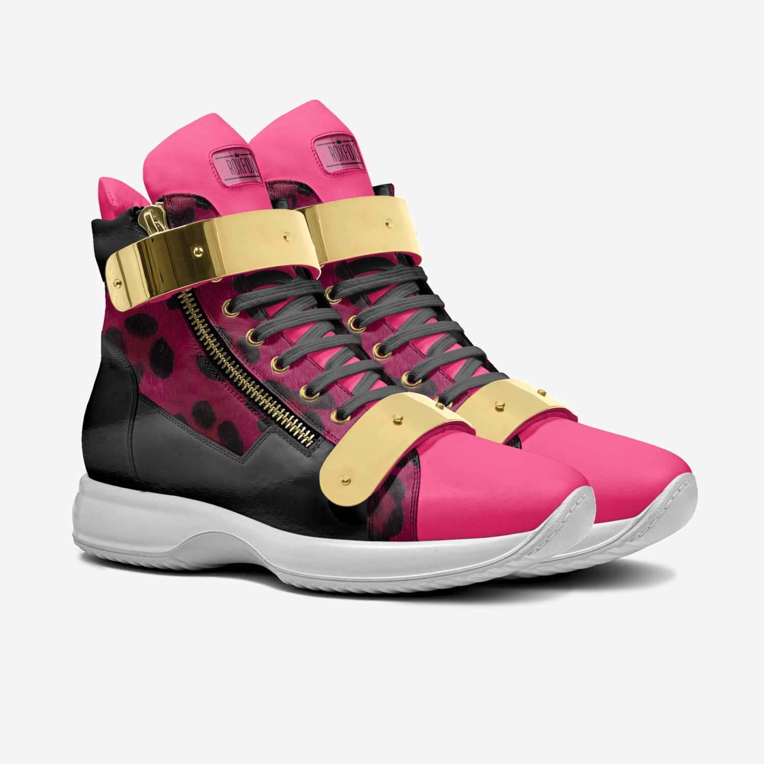 ROXFOX custom made in Italy shoes by Dione Childress | Double view