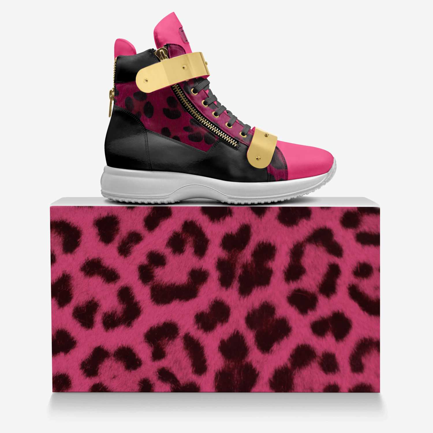ROXFOX custom made in Italy shoes by Dione Childress | Over box view