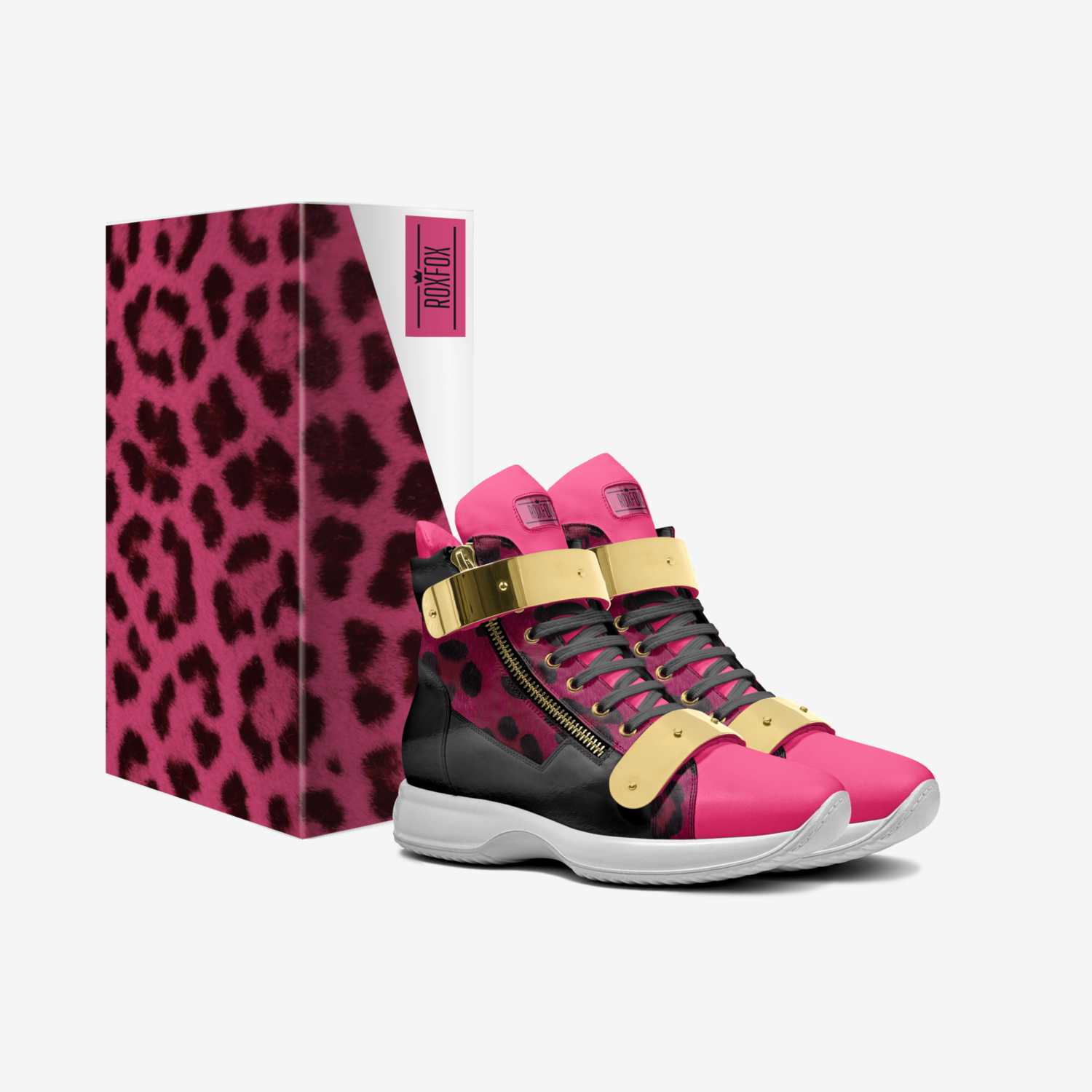 ROXFOX custom made in Italy shoes by Dione Childress | Box view