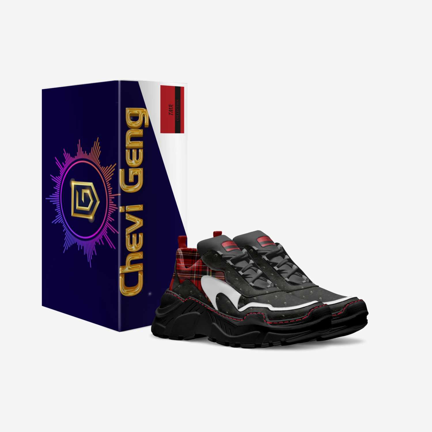 TMR 4 RED custom made in Italy shoes by Lilmonykush Adeyemi | Box view
