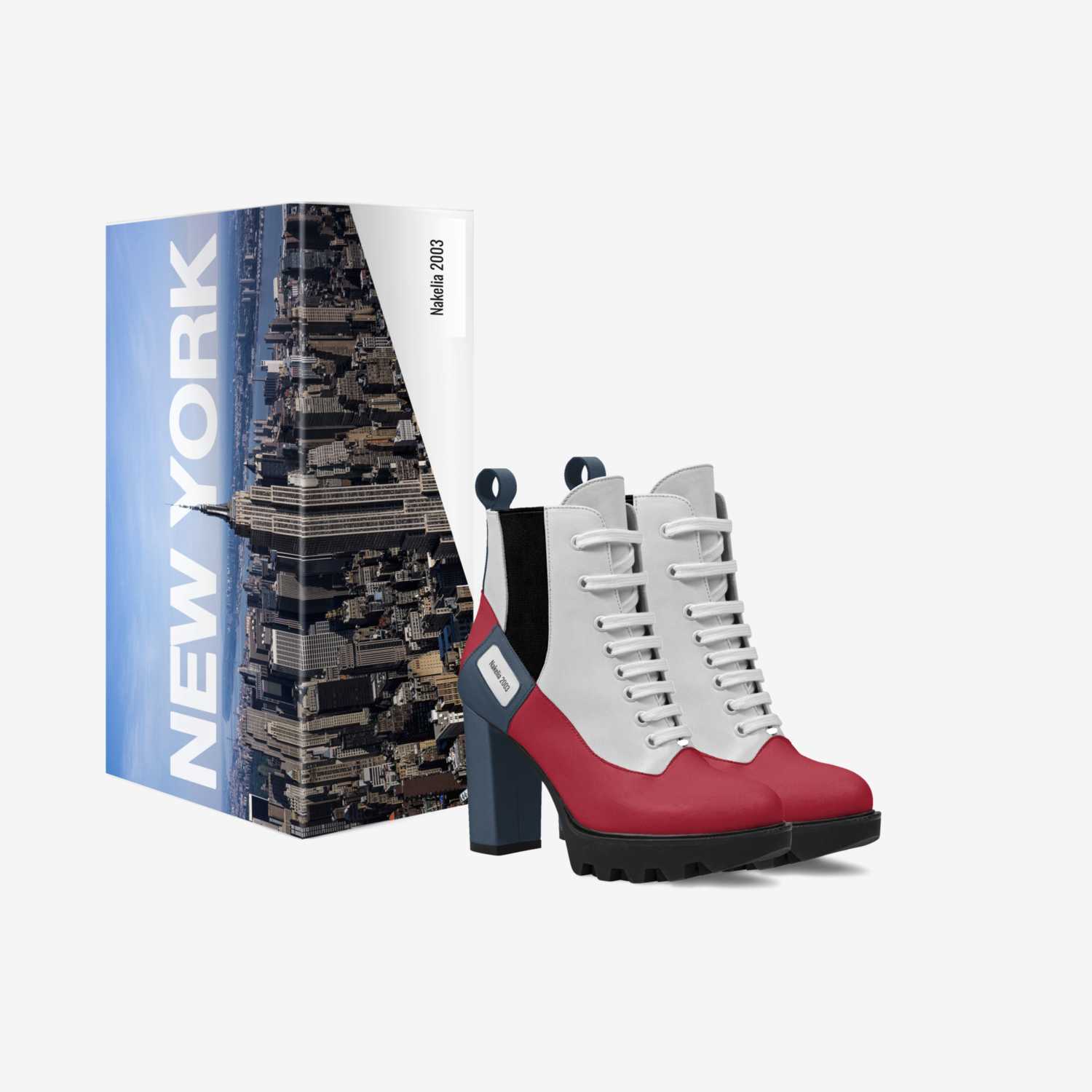 Nakelia 2003 custom made in Italy shoes by Ihesiah Myers | Box view