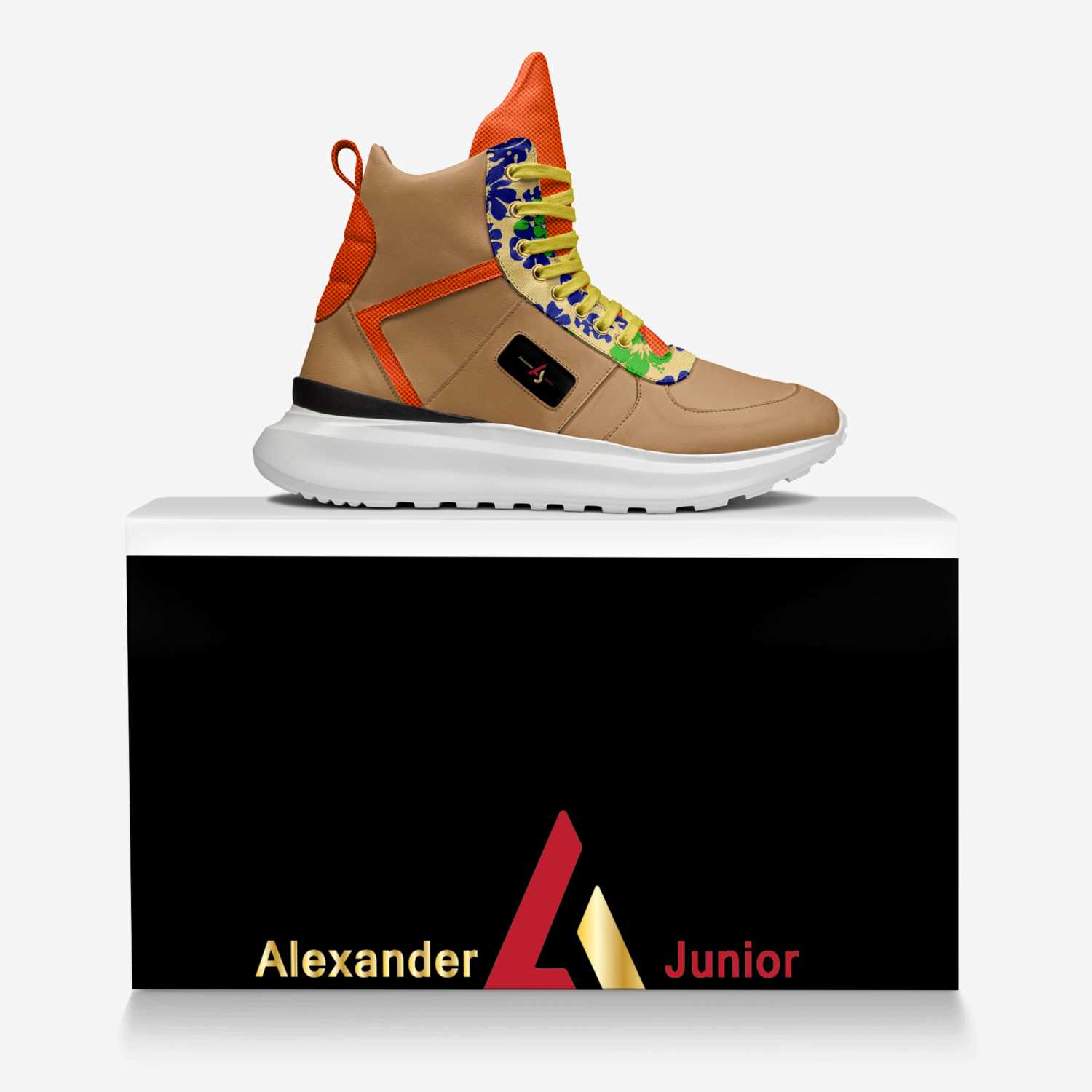 Alexander Junior custom made in Italy shoes by Alexander Woode | Over box view