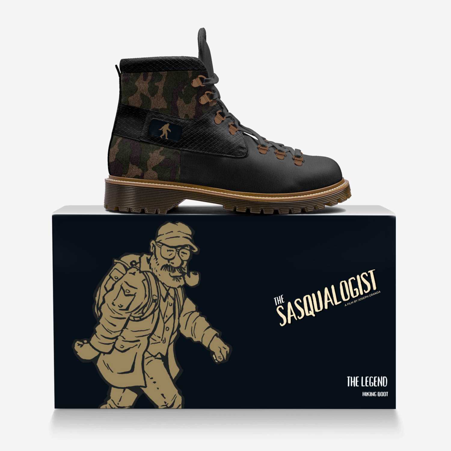 THE SASQUALOGIST custom made in Italy shoes by Christian Soles Collection | Over box view