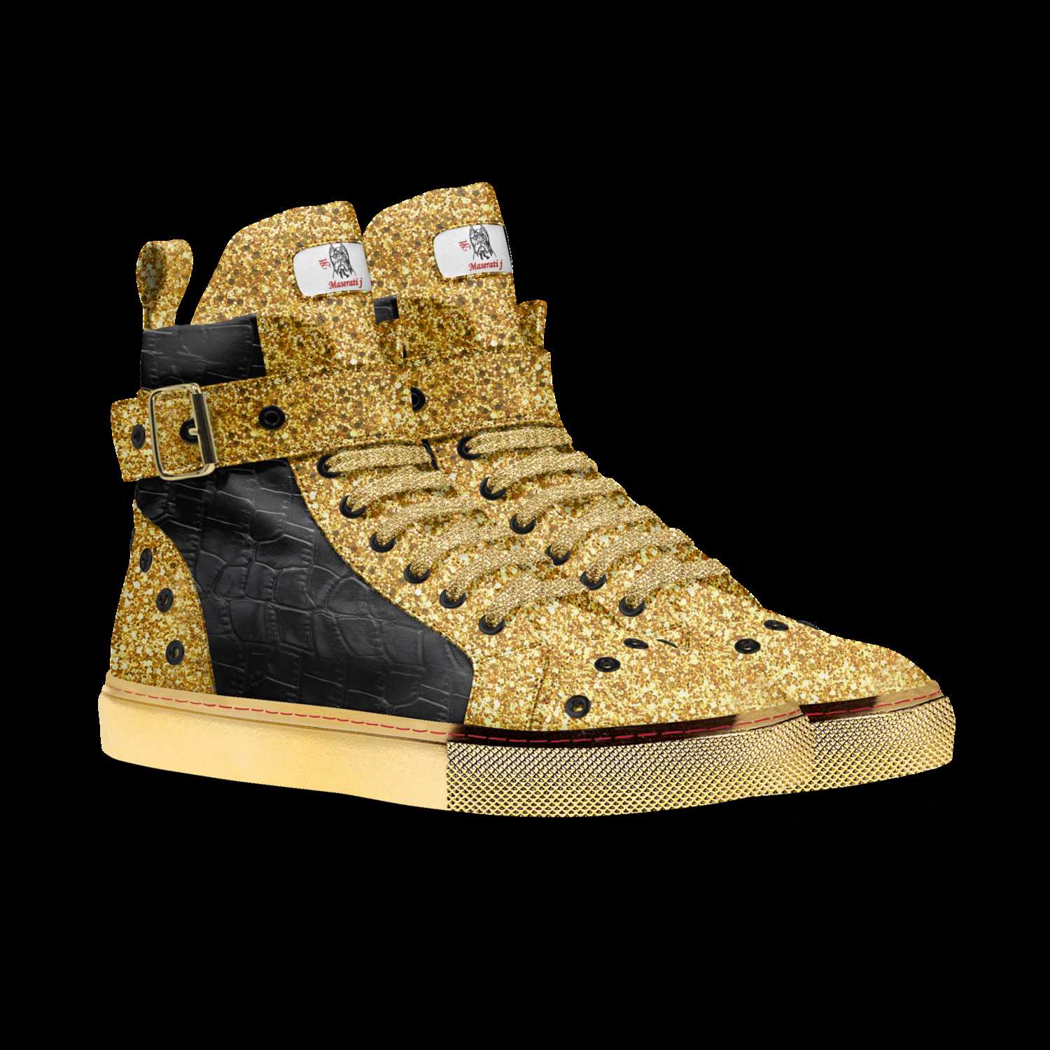 Mj s Gold Cane A Custom Shoe concept by Maserati J