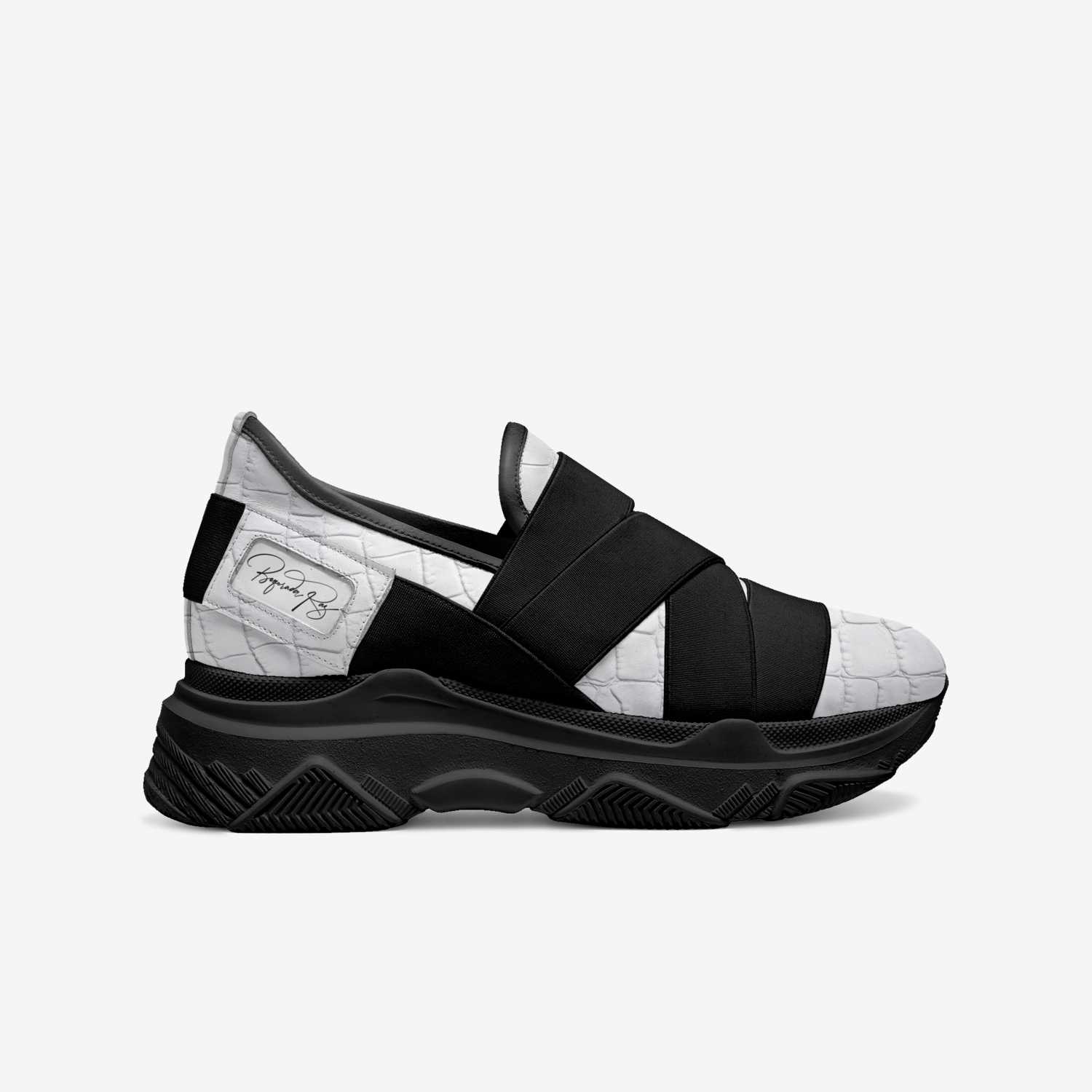 Boqorada Raz custom made in Italy shoes by Selena A Razo Bell | Side view