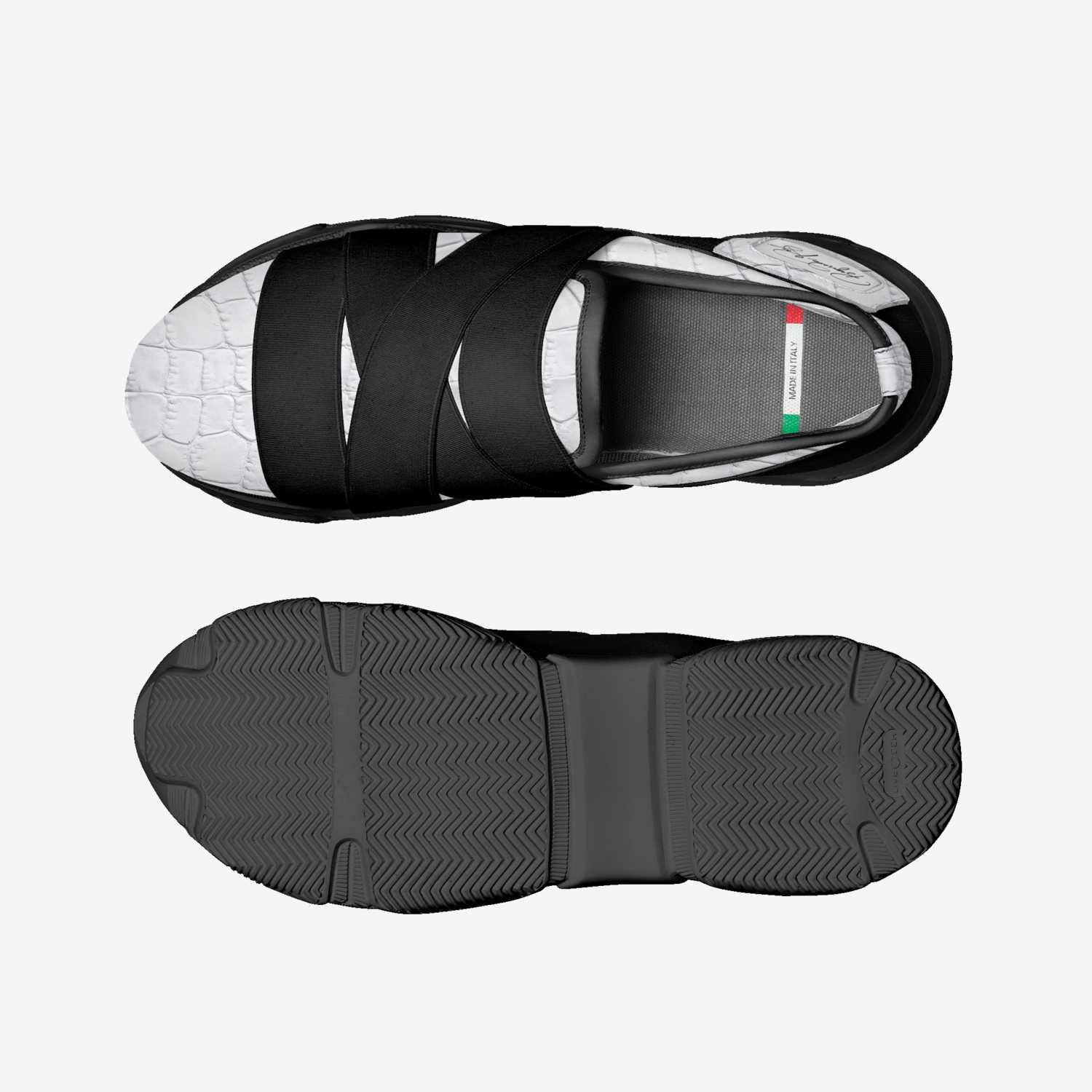 Boqorada Raz custom made in Italy shoes by Selena A Razo Bell | Top view