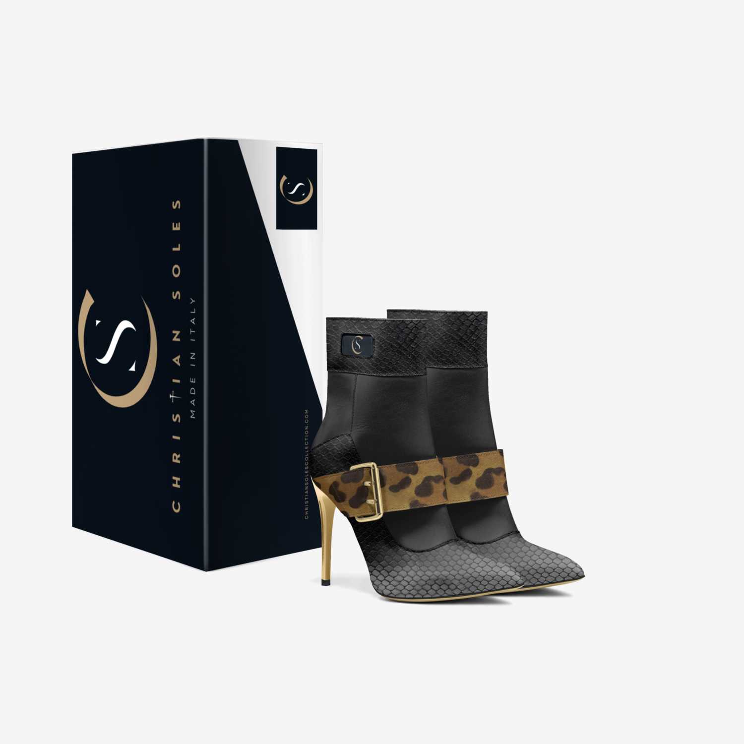 Megan custom made in Italy shoes by Christian Soles Collection | Box view
