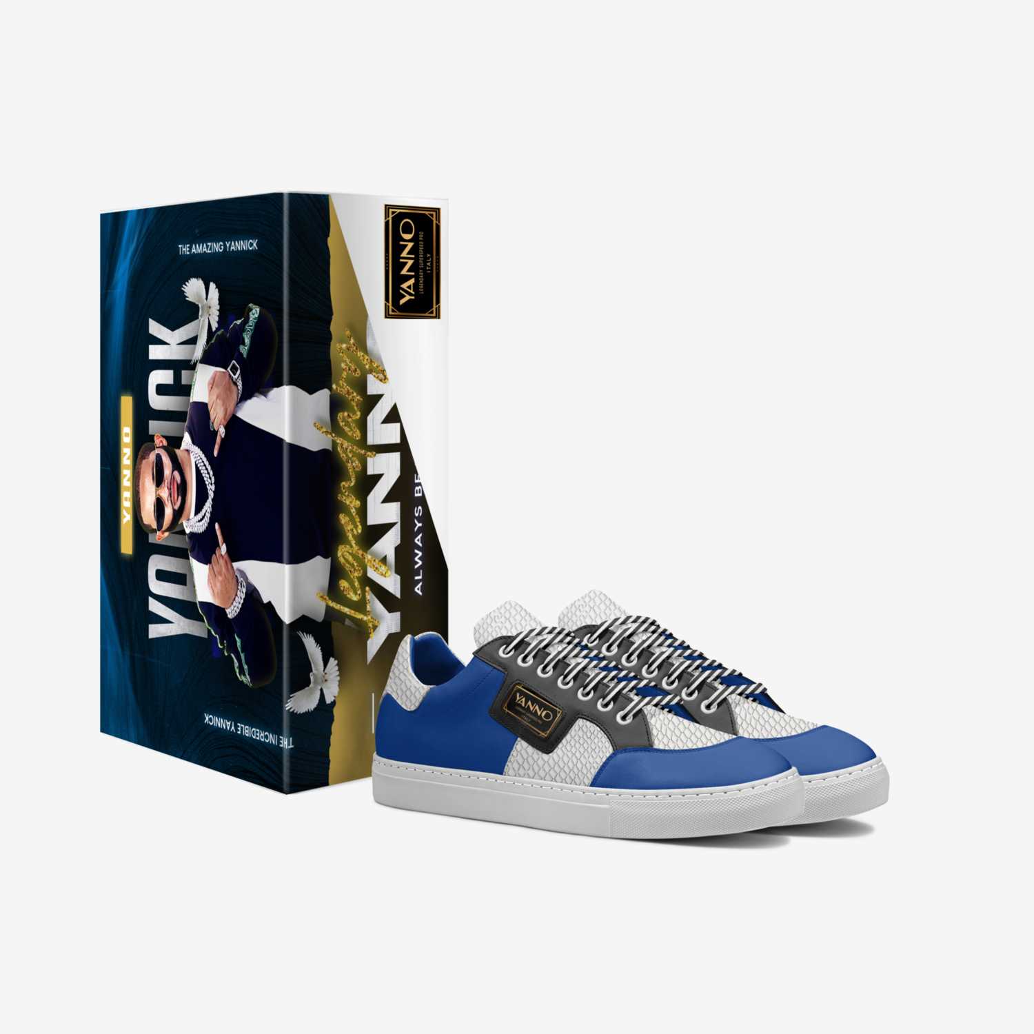Legendary SS Eddy custom made in Italy shoes by Yannick Theodore | Box view