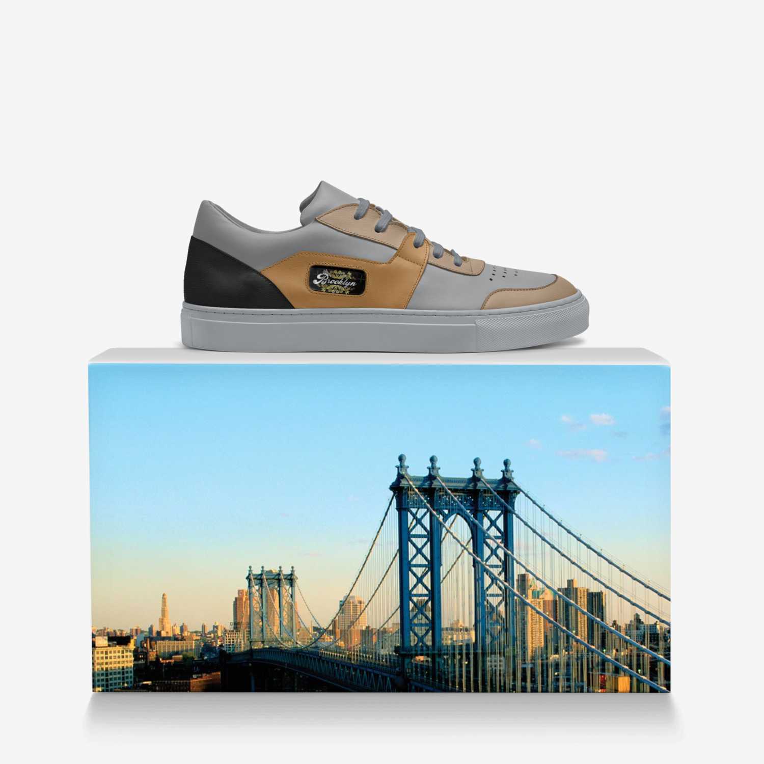 Bk knights  custom made in Italy shoes by Ny-leeka Jackson | Over box view