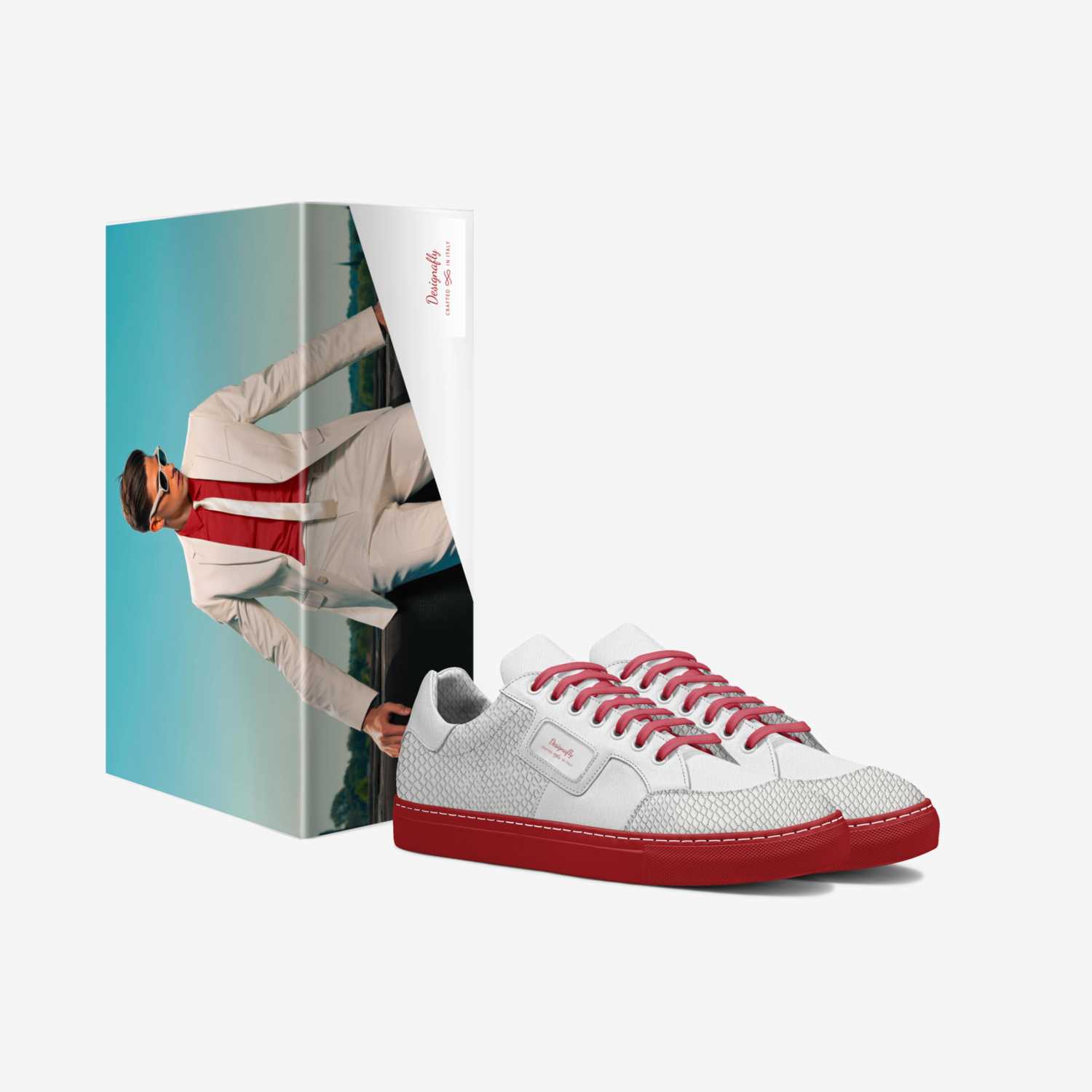 Designafly custom made in Italy shoes by Reynaldo Torres | Box view
